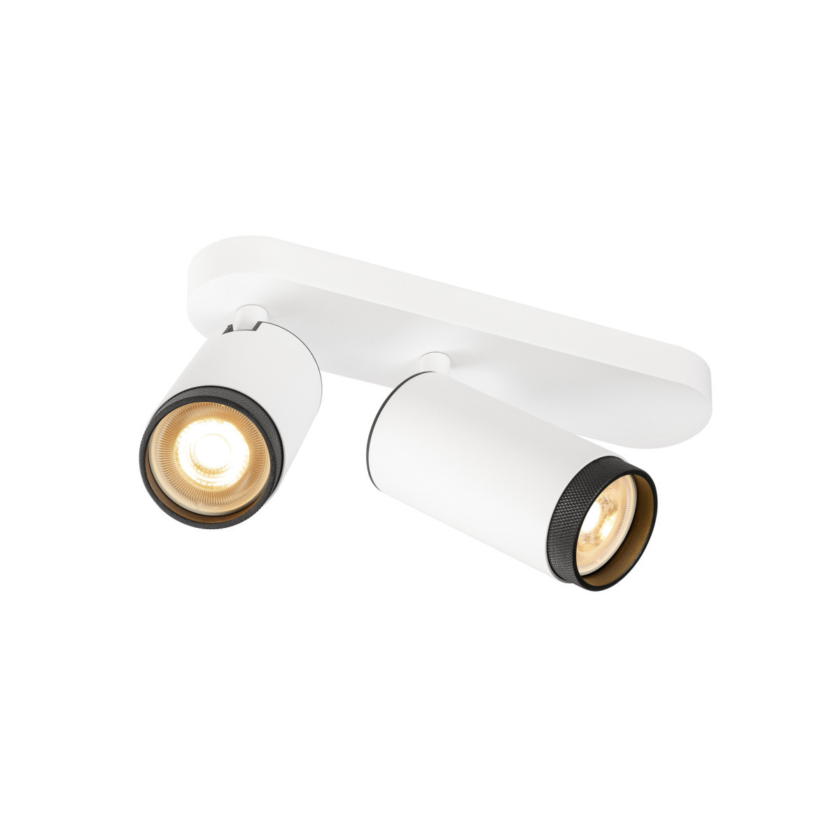 SLV GRIP! Grip! L, spot CL, double, qpar51, plafondopbouwarmatuur, cilindrisch,