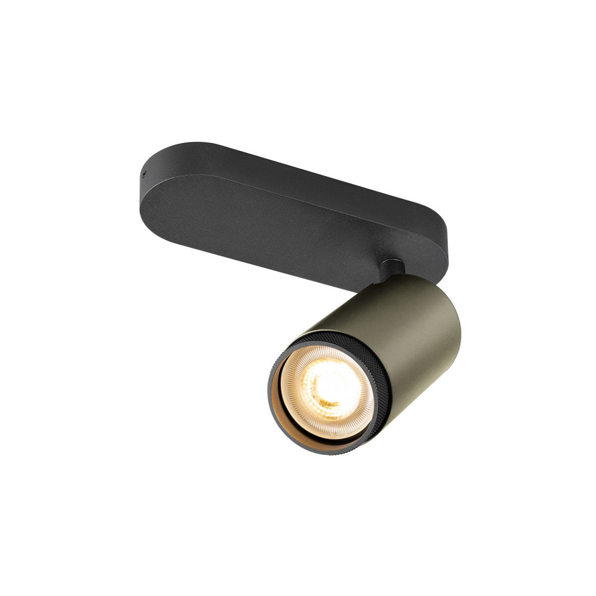 SLV GRIP! Grip! L, spot CL, single, qpar51, plafondopbouwarmatuur, cilindrisch,