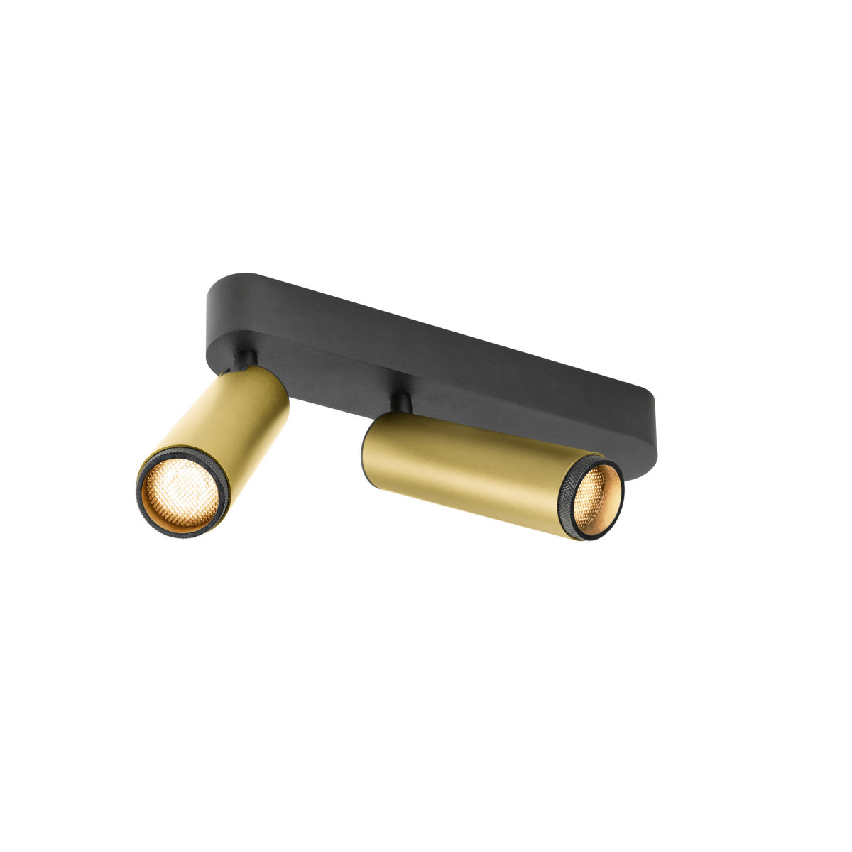 SLV GRIP! Grip! M, plafondopbouwarmatuur, double, fase, 2700K, 28W, 42°, goud /