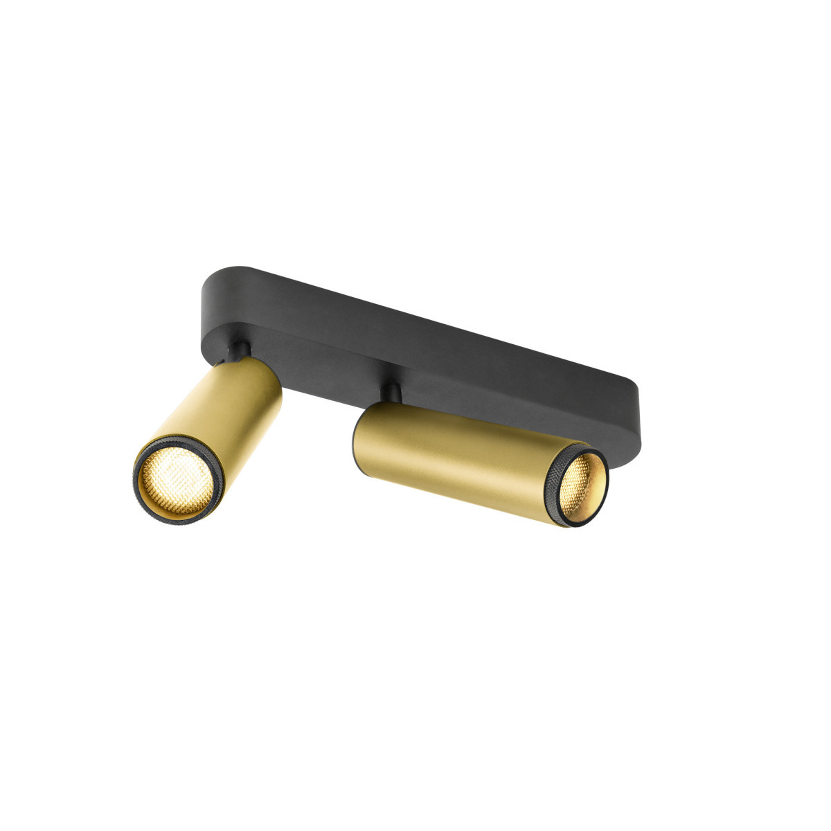 SLV GRIP! Grip! M, plafondopbouwarmatuur, double, fase, 3000K, 28W, 42°, goud /