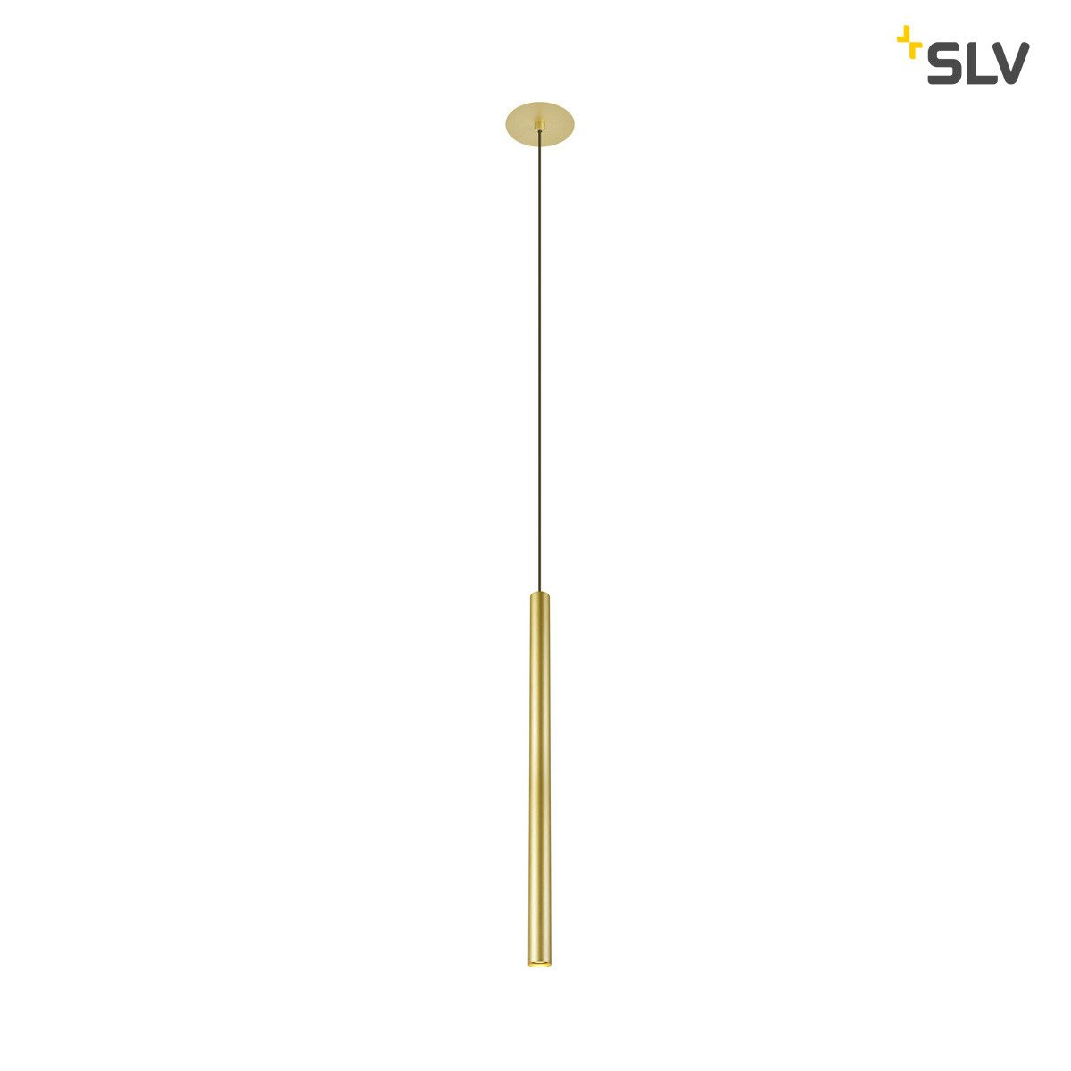 SLV Helia pendelarmatuur 30 messing inbouw 8W 3000K led