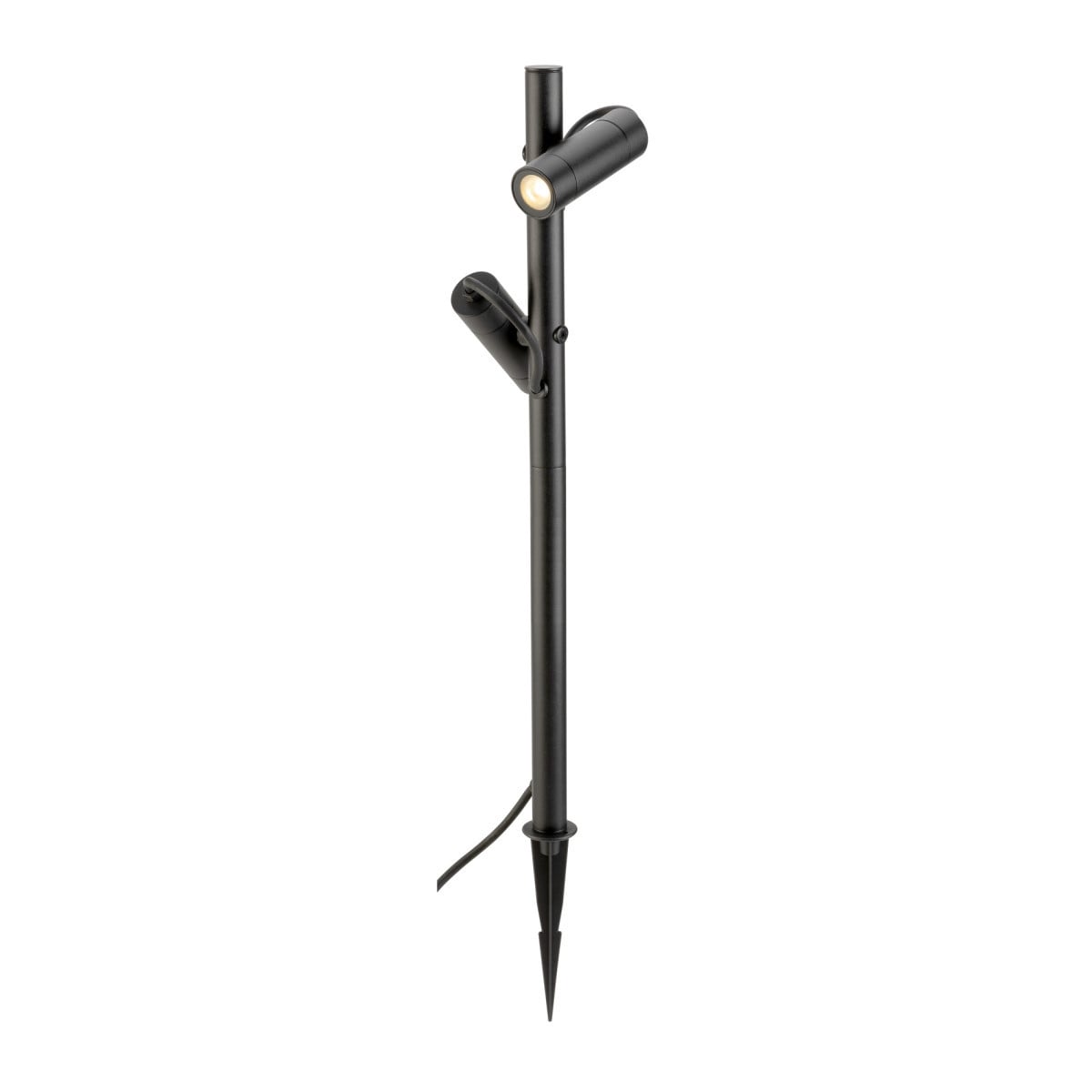 SLV HELIA Helia Slim pole, double, led staande armatuur voor buiten, zwart ip65