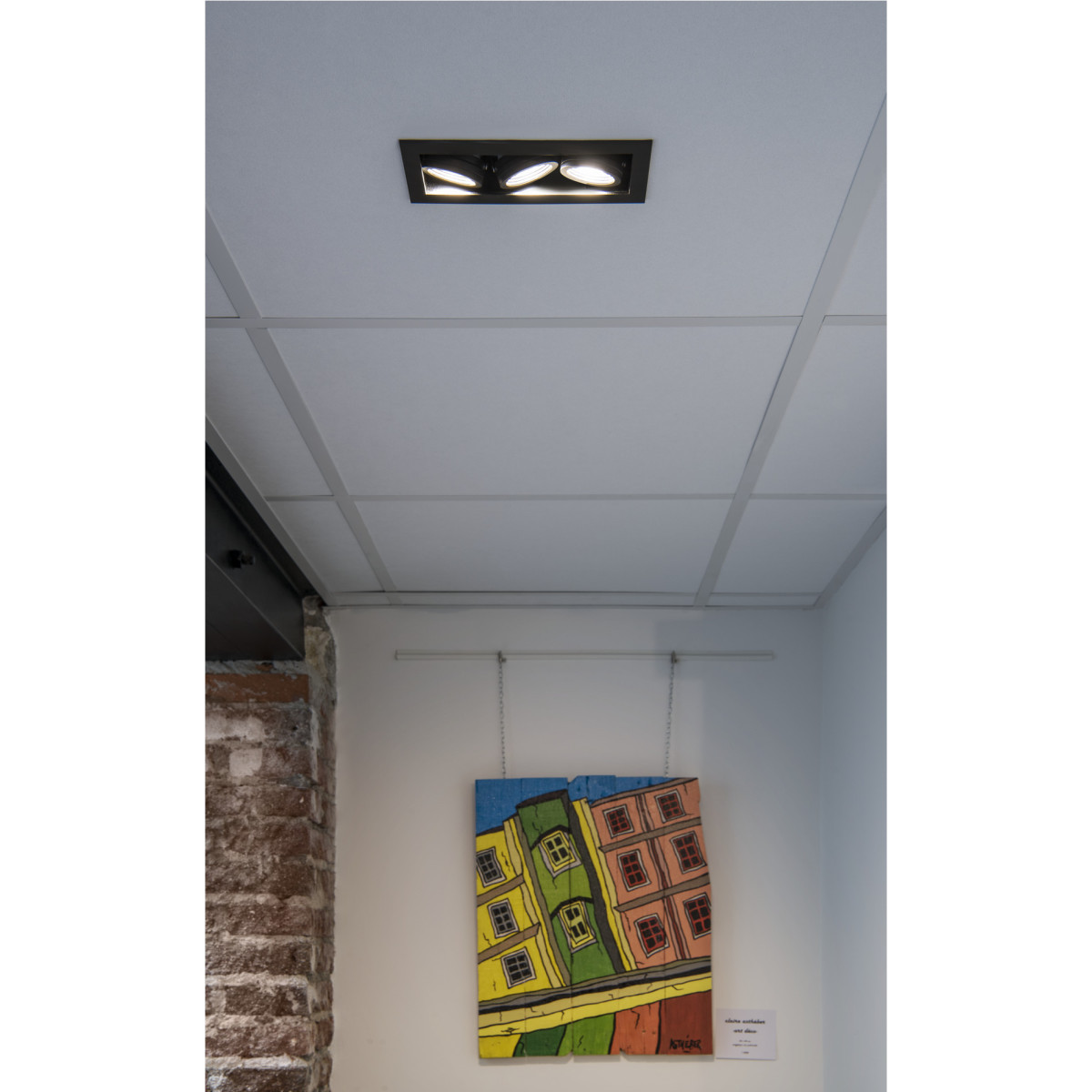 SLV KADUX Kadux Led DL-set, mat zwart, 3x9 W, 38°, 3000 K, incl. driver