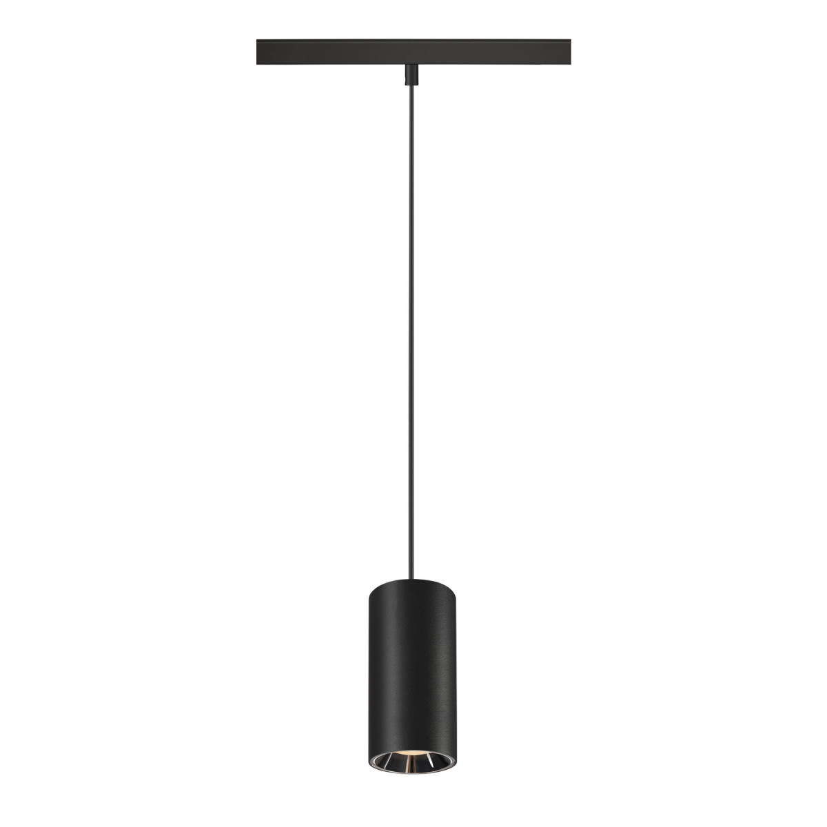 SLV 48V SYSTEM Numinos® S 48V track dali, pendelarmatuur, zwart/chroom, 16W, 1000LM,