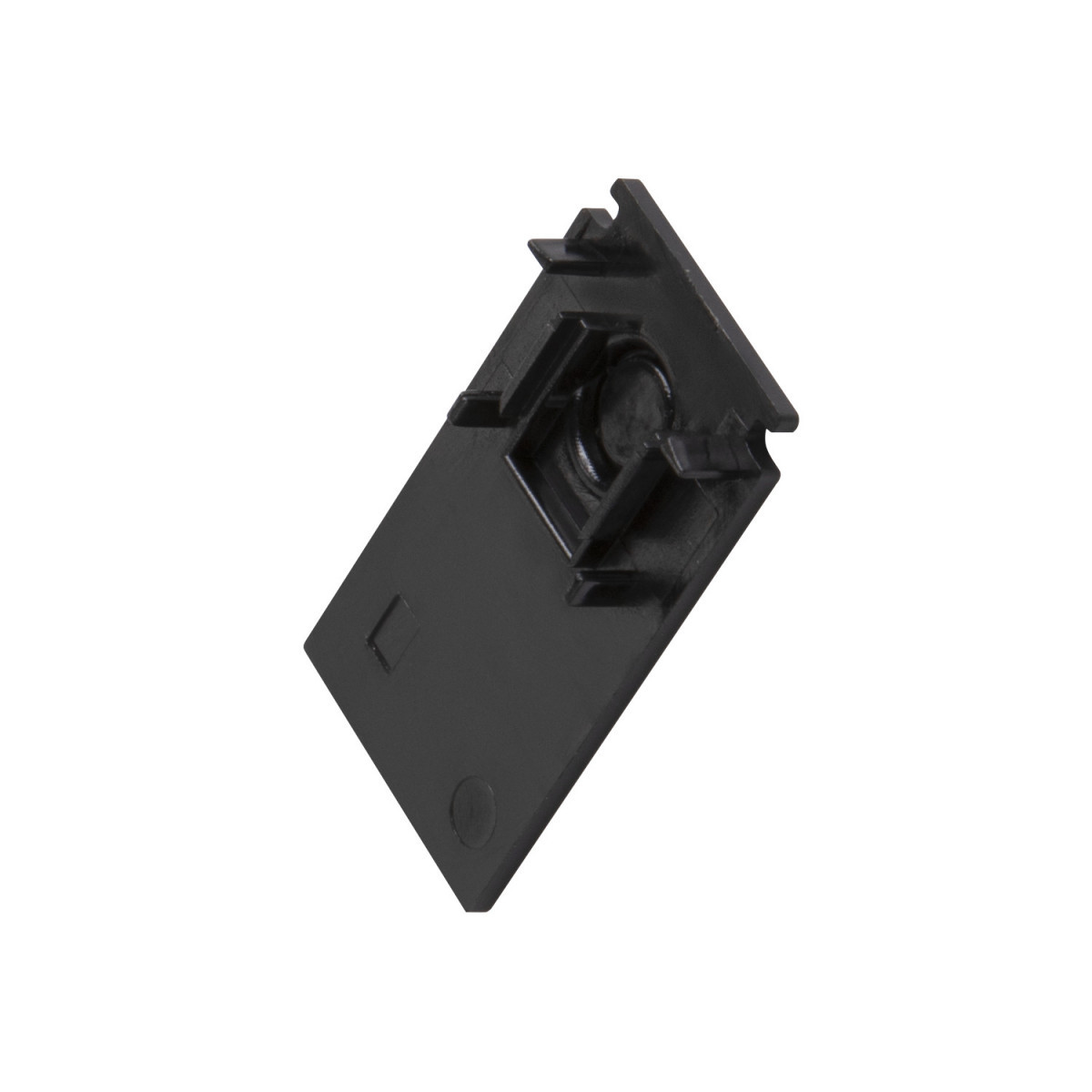 SLV 48V SYSTEM Eindkap Voor opbouwrail diep, 48V track, zwart