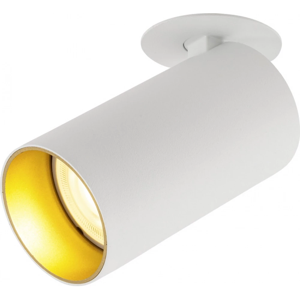 SLV KAMI Kami, plafondinbouwarmatuur, 1 X max.. 10 W, gu10, wit/goud
