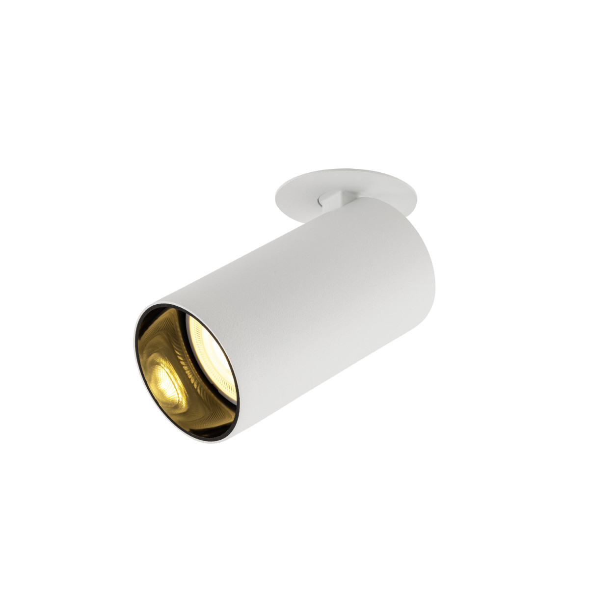 SLV KAMI Kami, plafondinbouwarmatuur, 1 X max.. 10 W, gu10, wit/zwart