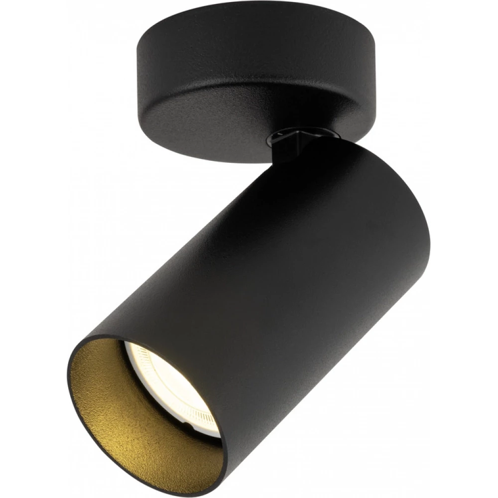 SLV KAMI Kami, wand- en plafondopbouwarmatuur, 1 X max. 10 W, gu10, zwart