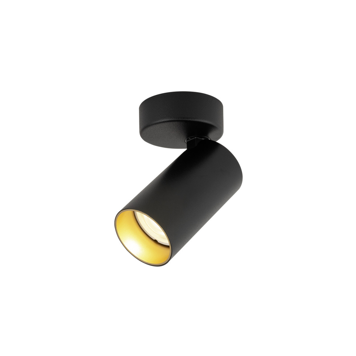 SLV KAMI Kami, wand- en plafondopbouwarmatuur, 1 X max. 10 W, gu10, zwart/goud