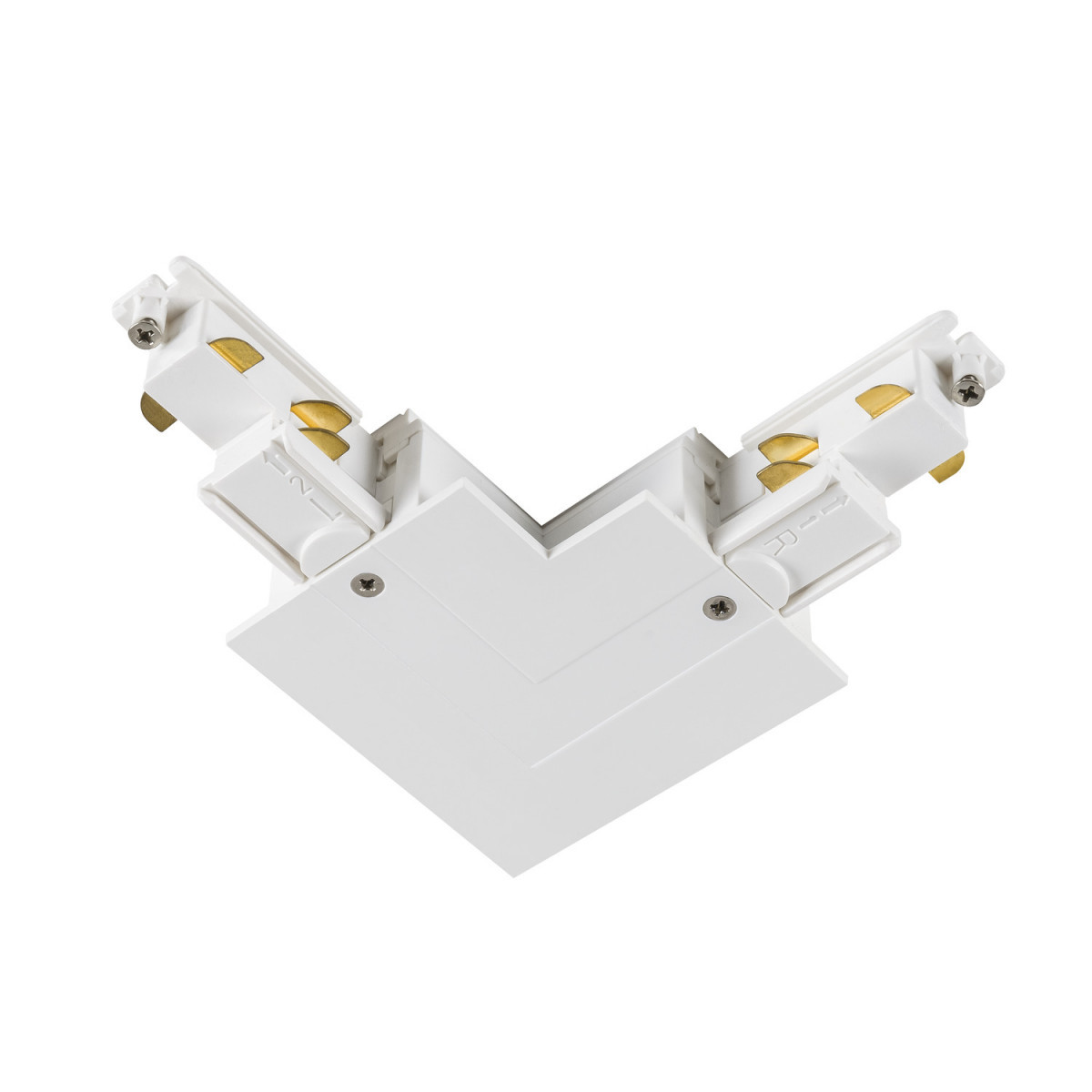 SLV S-TRACK SYSTEM S-Track inbouw, L-verbinder, met voedingsmogelijkheid, aardkabel, exte