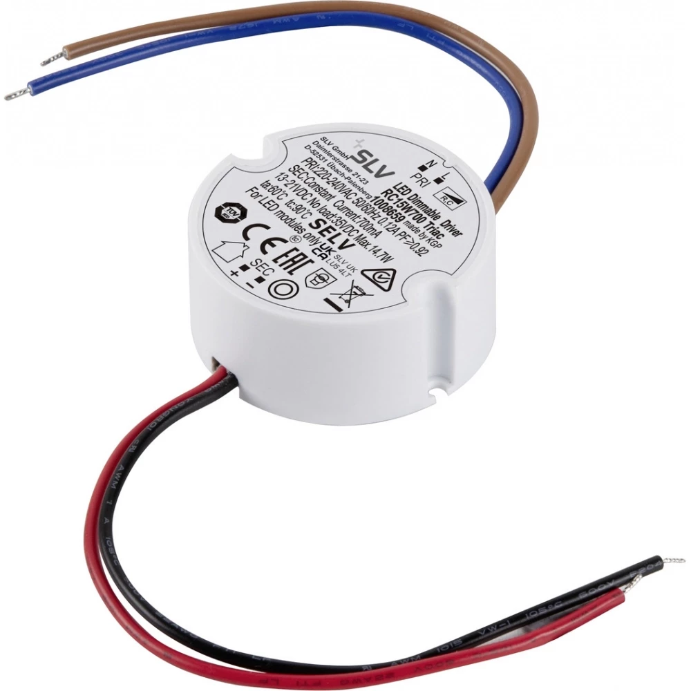 SLV Led driver 15W 700ma rond
