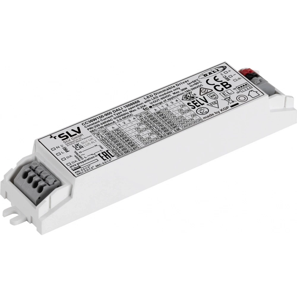 SLV Led driver 36W 100-900ma dali