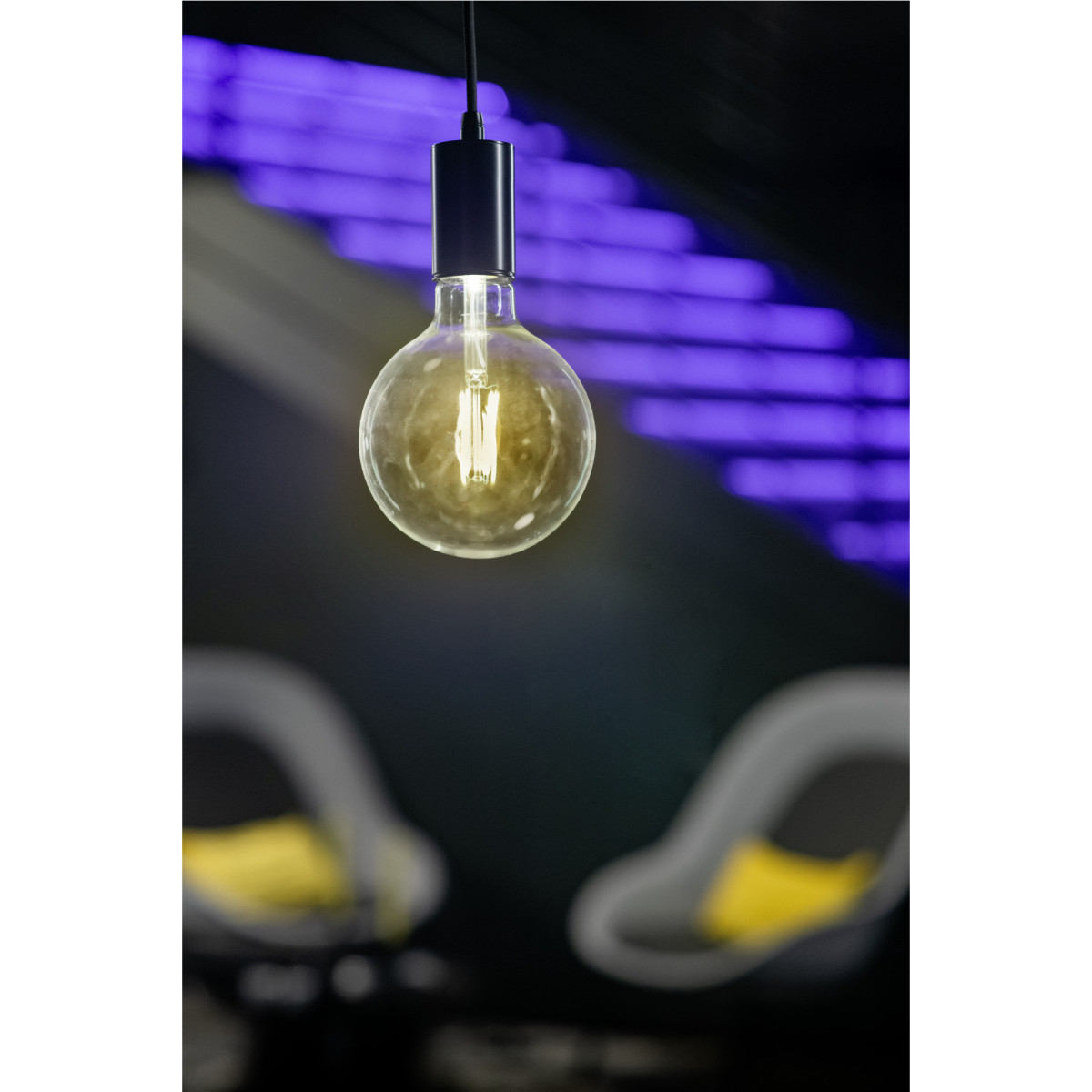 SLV LEUCHTMITTEL G125 E27, led lichtbron transparant 7,5W 2700K cri90 320°