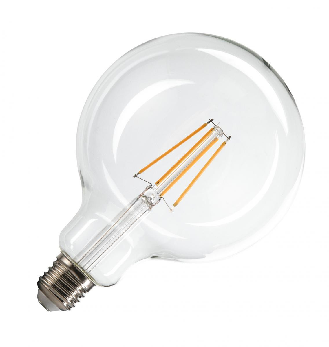 SLV LEUCHTMITTEL G125 E27, led lichtbron transparant 7,5W 2700K cri90 320°