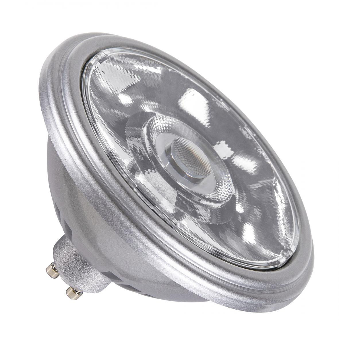 SLV LEUCHTMITTEL Qpar111 Gu10, led lichtbron zilver 12,5W 4000K cri90 10°