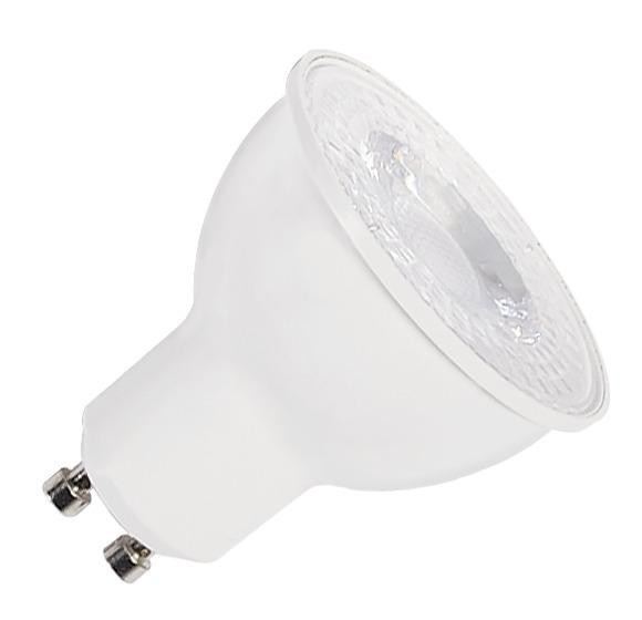SLV LEUCHTMITTEL Qpar51 Gu10 RGBW smart, led lichtbron wit / transparant 5,2W cri90 38°