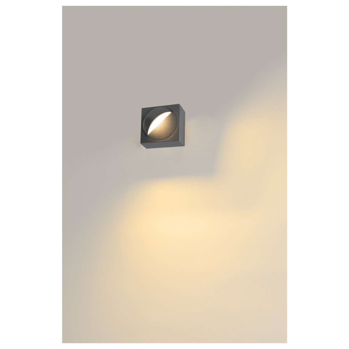SLV LID Lid I, wandopbouwarmatuur, 2700/3000K, 15 W, phase, 100°, antraciet