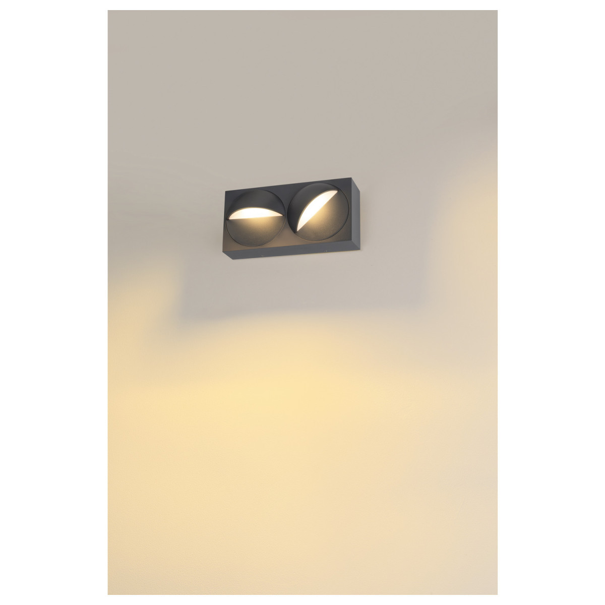 SLV LID Lid I, wandopbouwarmatuur, 2700/3000K, 29 W, phase, 100°, antraciet