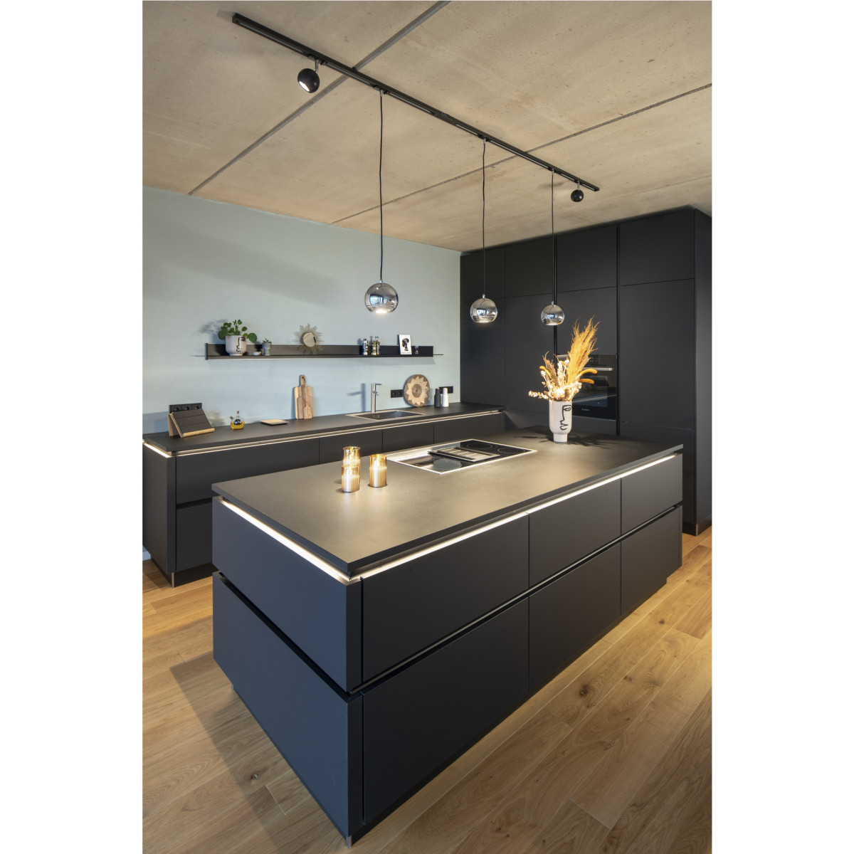 SLV LIGHT EYE Light Eye spot gu10, zwart/ chroom, gu10, max. 50 W, incl. 1-fase adap