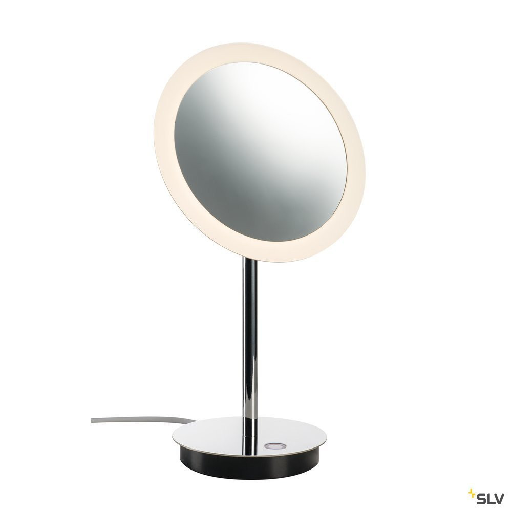 SLV MAGANDA Maganda TL, indoor led tafellamp chroom CCT-switch 2700/3000/4000 K