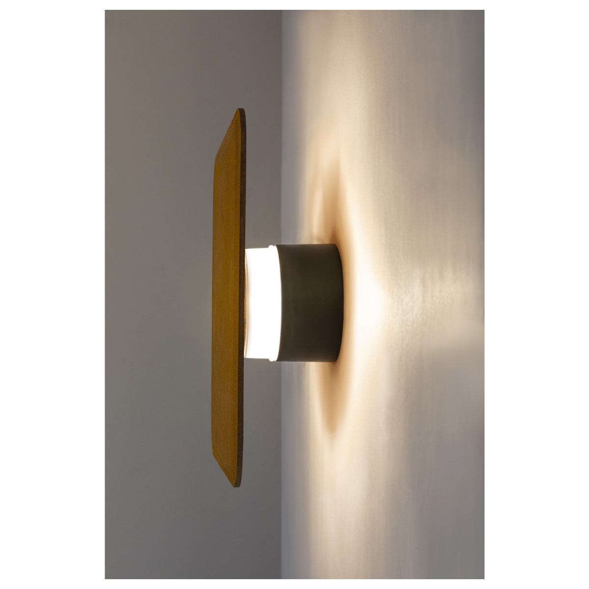 SLV MANA Mana Base WL fase, wandopbouwarmatuur antraciet rond 15W 800/820LM 270