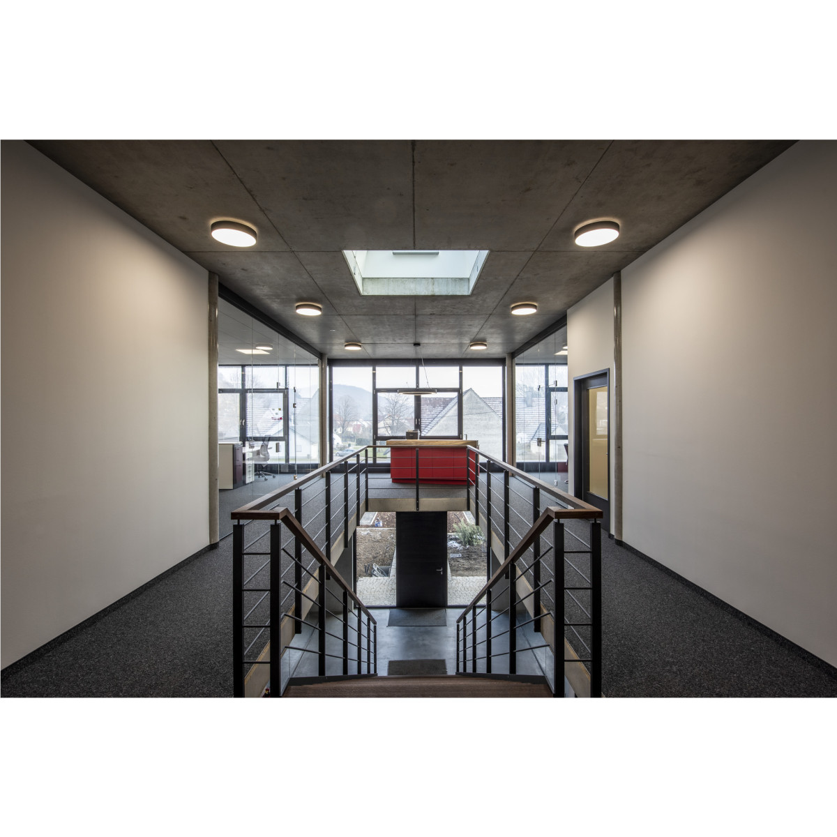 SLV MEDO Medo® Pro 40, wand- en plafondopbouwarmatuur, rond, 3000/4000K, 19W, D