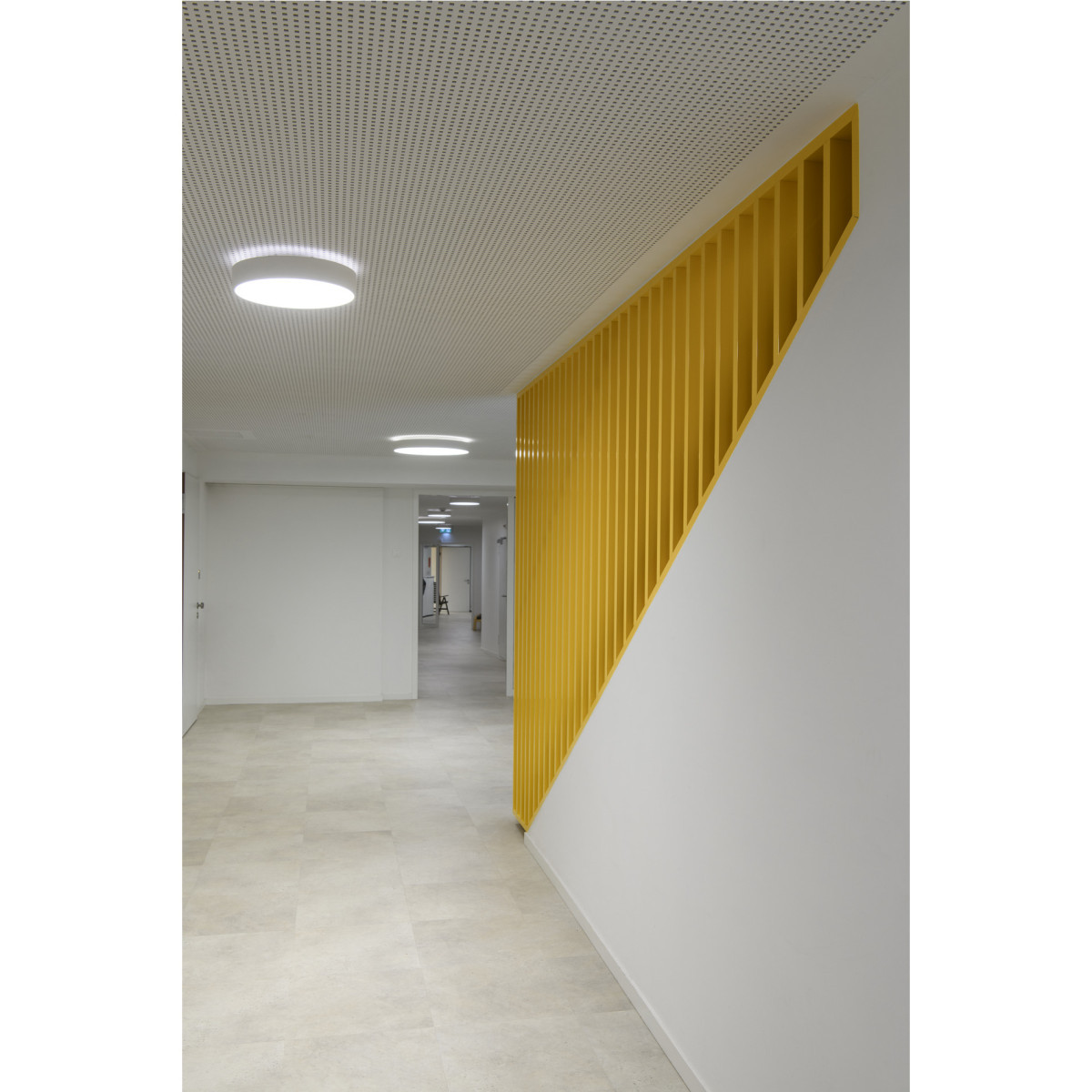 SLV MEDO Medo® Pro 460, wand- en plafondopbouwarmatuur, rond, 3000/4000K, 37W,