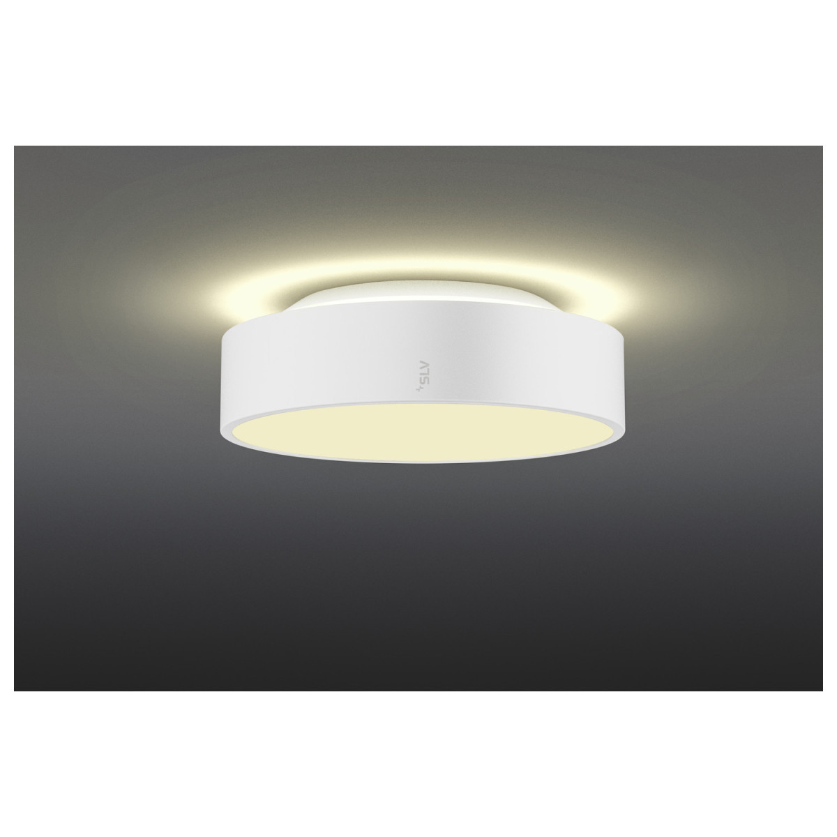 SLV MEDO Medo® 30, wand- en plafondopbouwarmatuur, rond, 2700/3000/4000K, 12W,