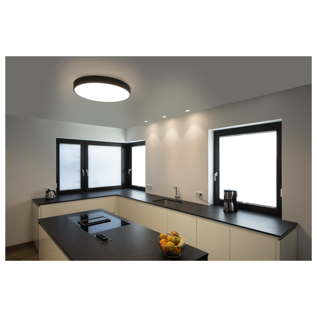 SLV MEDO Medo® 60, wand- en plafondopbouwarmatuur, rond, 2700/3000/4000K, 39W,