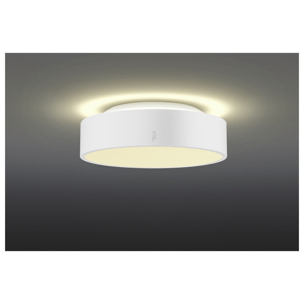 SLV MEDO Medo® Pro 30, wand- en plafondopbouwarmatuur, rond, 3000/4000K, 10W, D