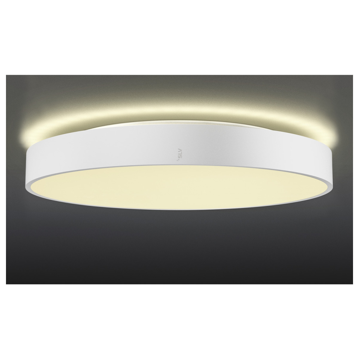 SLV MEDO Medo® Pro 60, wand- en plafondopbouwarmatuur, rond, 3000/4000K, 37W, F