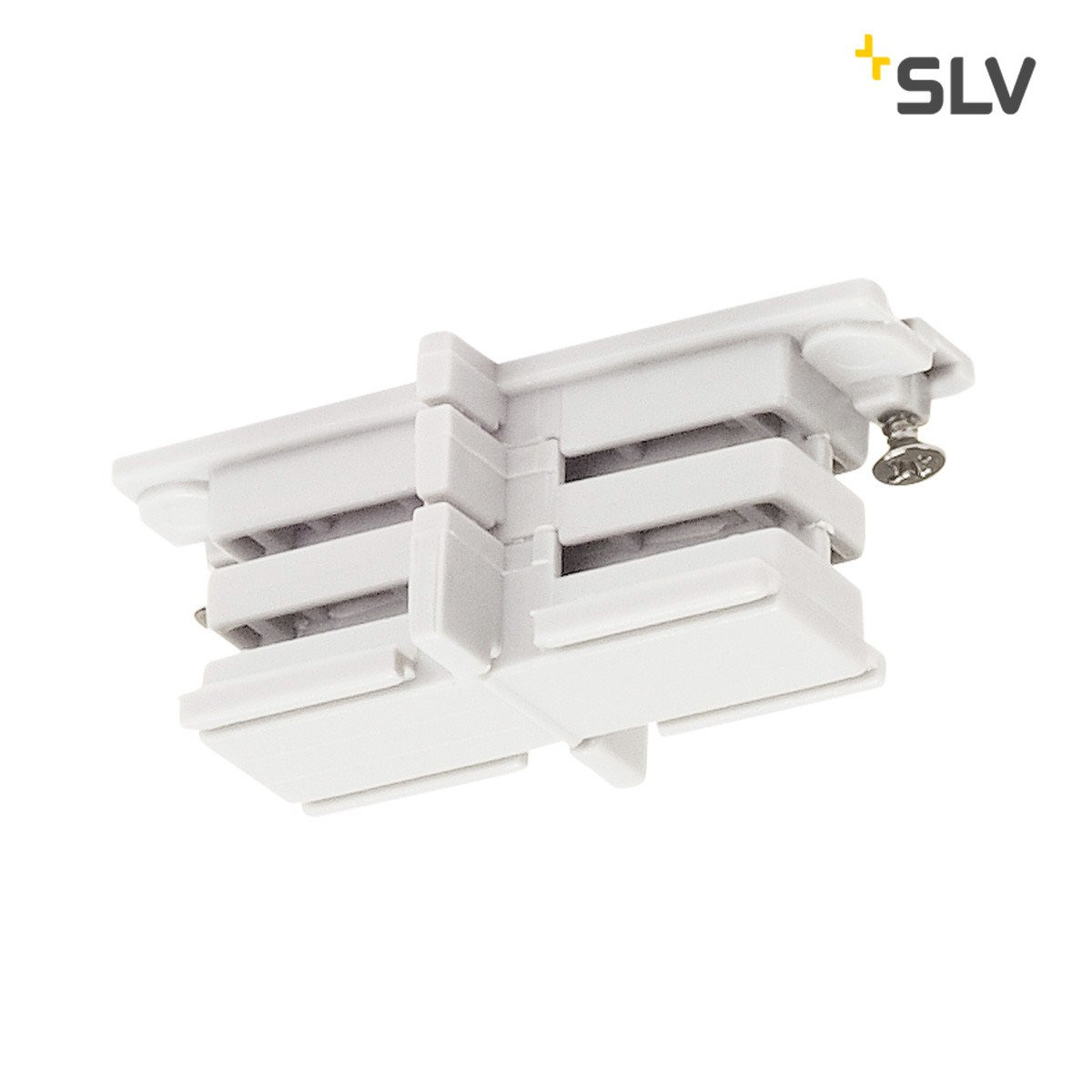 SLV S-track mini-verbinder voor 3-fasen rail geïsoleerd 3-ader 1MM2 wit