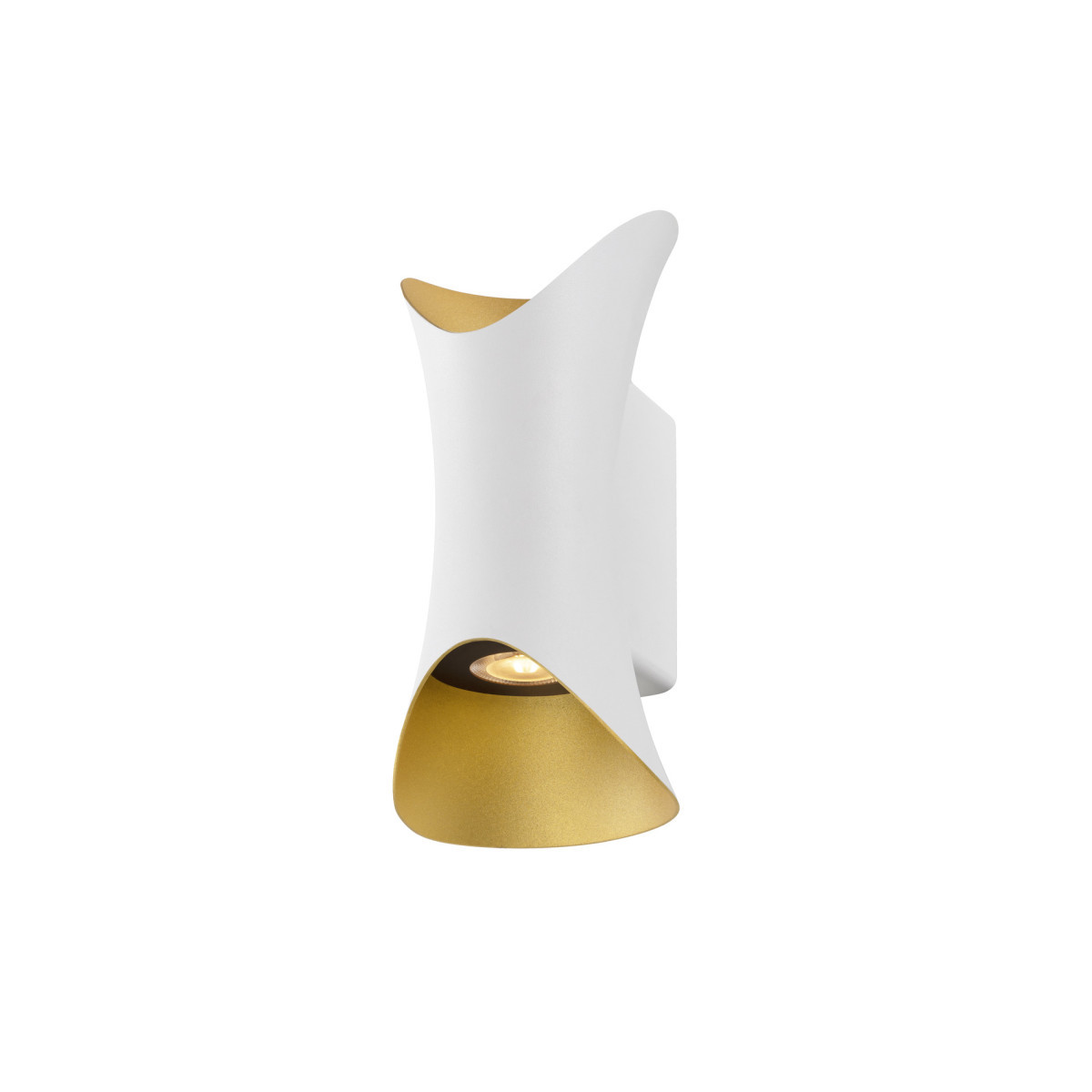 SLV MODELA Modela, wandarmatuur, up/down, 2700K, fase, wit/goud