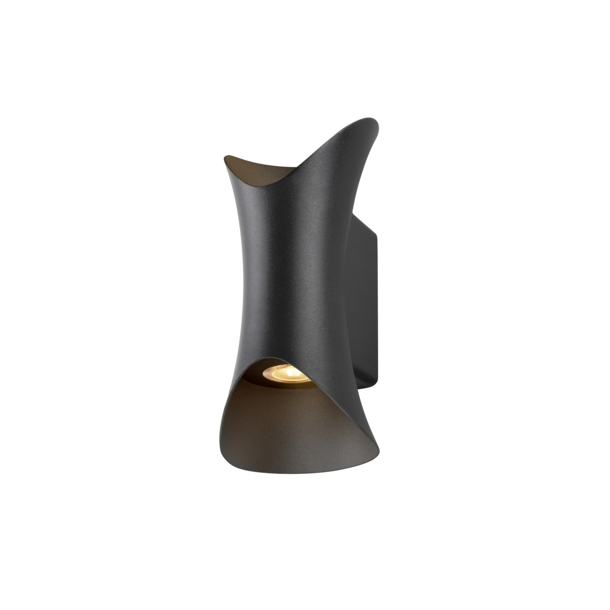 SLV MODELA Modela, wandarmatuur, up/down, 2700K, fase, zwart
