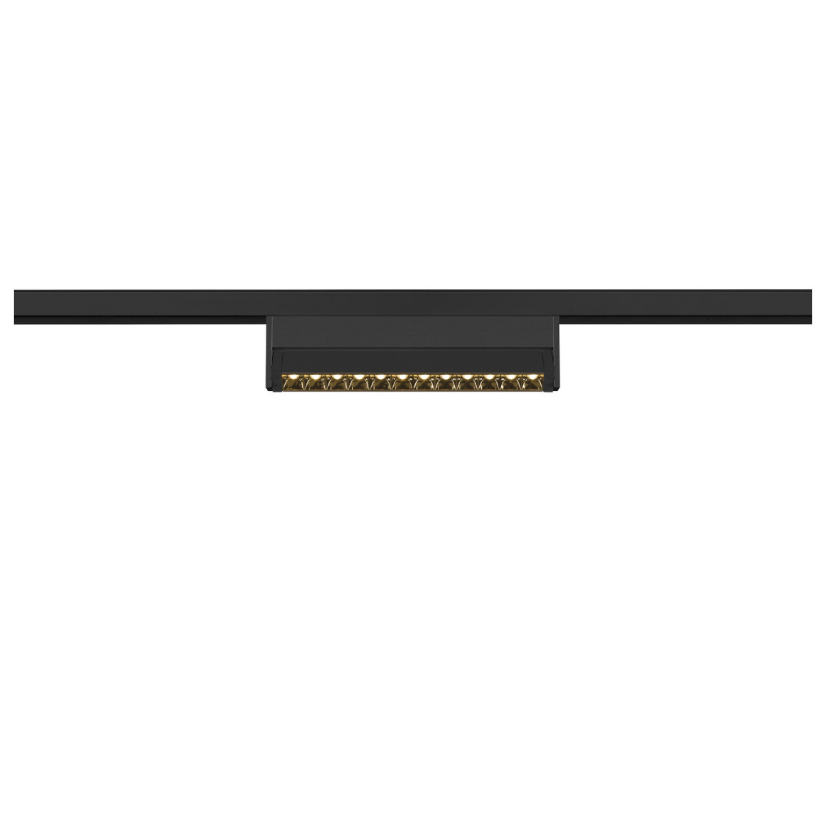 SLV 48V SYSTEM In-Line 24 48V track move dali, darklight reflector, spot, zwart/zwart