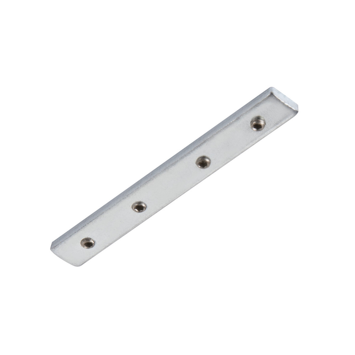 SLV 48V SYSTEM Railverstevigingsplaat Voor inbouwrail, 48V track, grijs