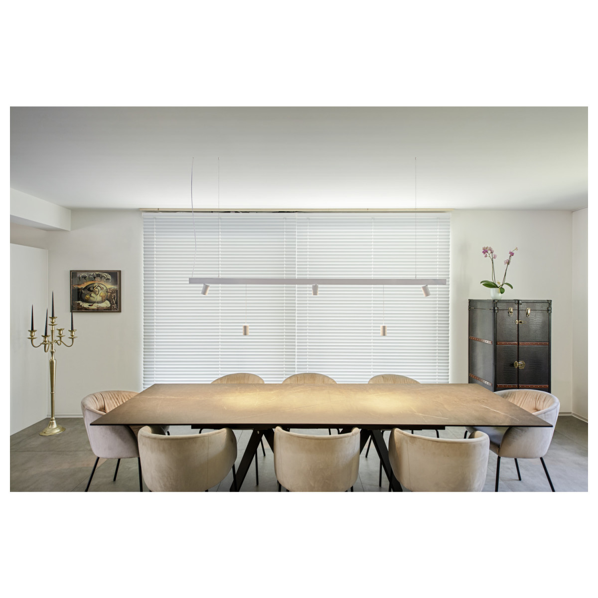 SLV 48V SYSTEM Numinos® XS 48V track dali, spot, wit/wit, 8,7W, 650LM, 2700K, cri >90