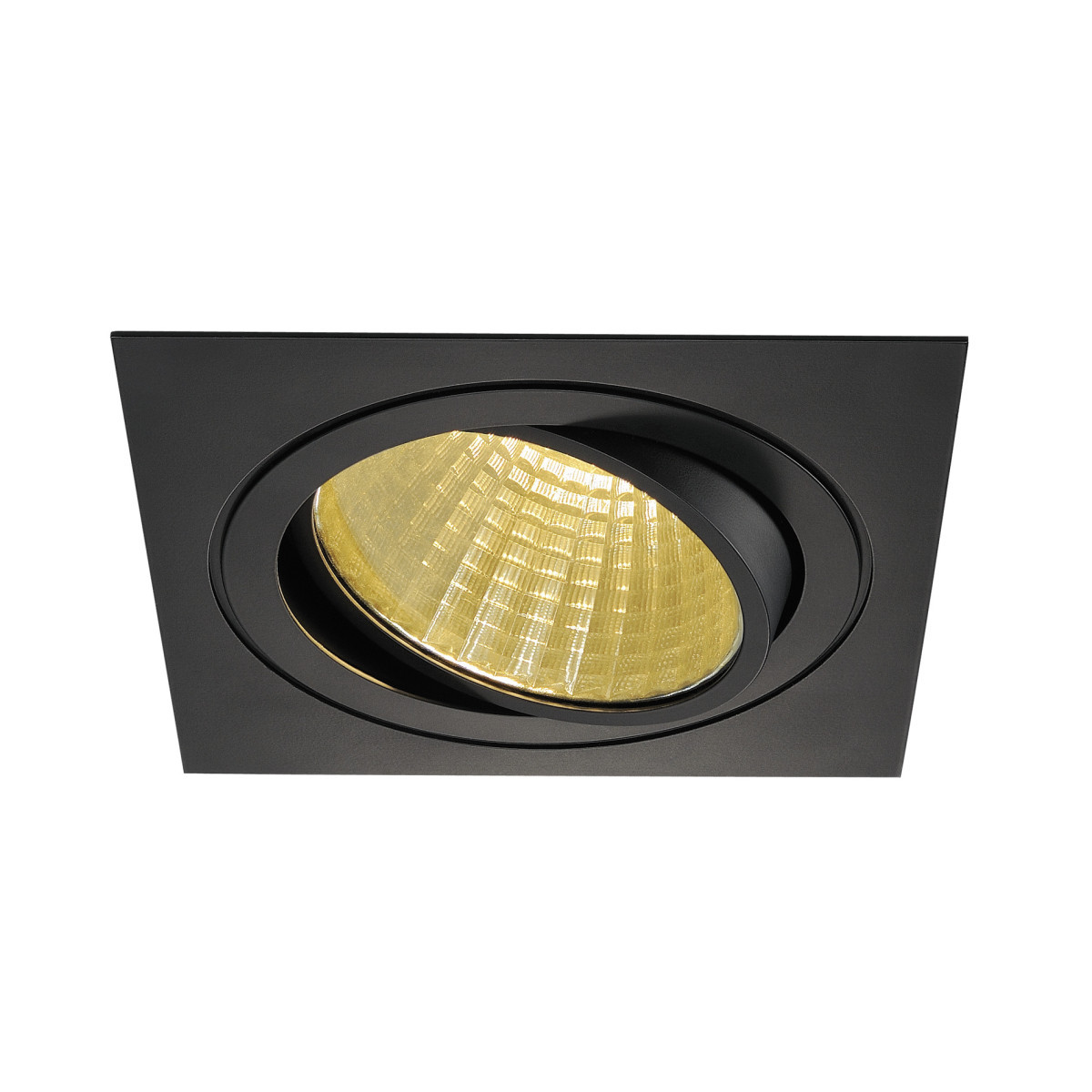 SLV NEW TRIA New Tria led DL square set, mat zwart, 25 W, 30°, 2700 K, incl. driver