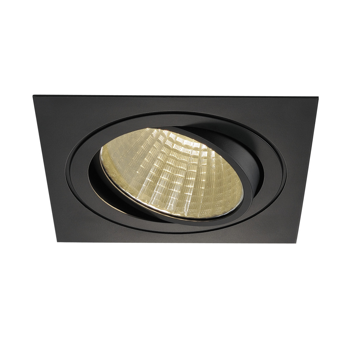 SLV NEW TRIA New Tria led DL square set, mat zwart, 25 W, 30°, 3000 K, incl. driver