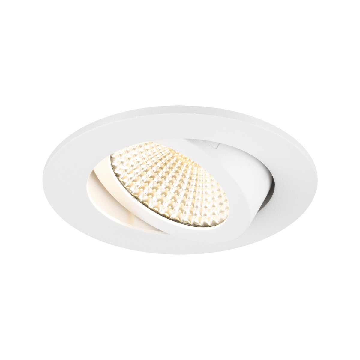 SLV NEW TRIA New Tria® 68, plafondinbouwlamp, 3000K, 60°, ip20, rond, wit