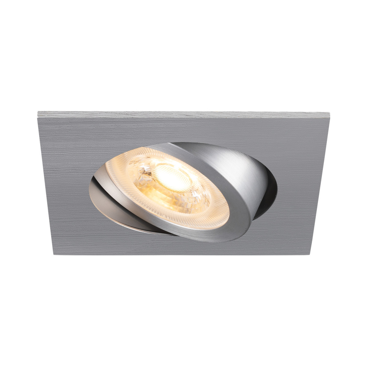 SLV NEW TRIA New Tria® 68, plafondinbouwlamp, vierkant, max. 10W gu10, aluminium