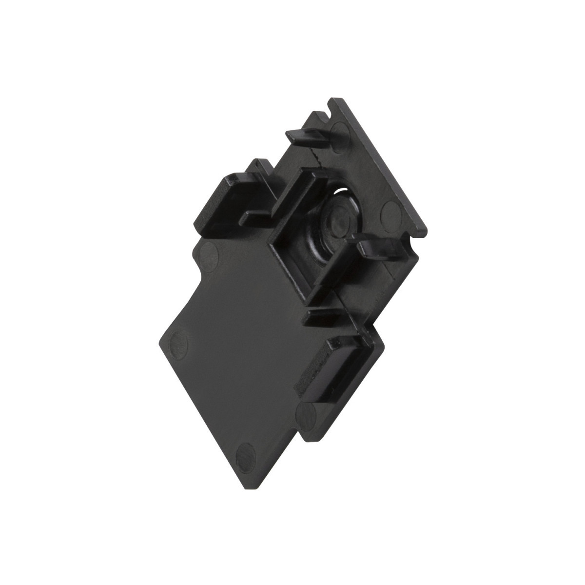 SLV 48V SYSTEM Eindkap Voor inbouwrail 48V track zwart