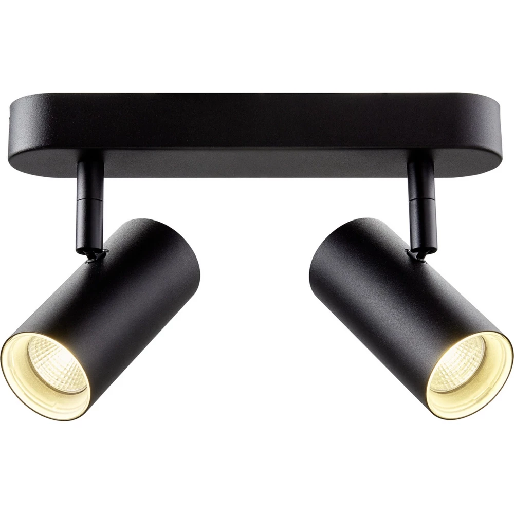 SLV Noblo CW double zwart 2X led 2000-3000K DTW