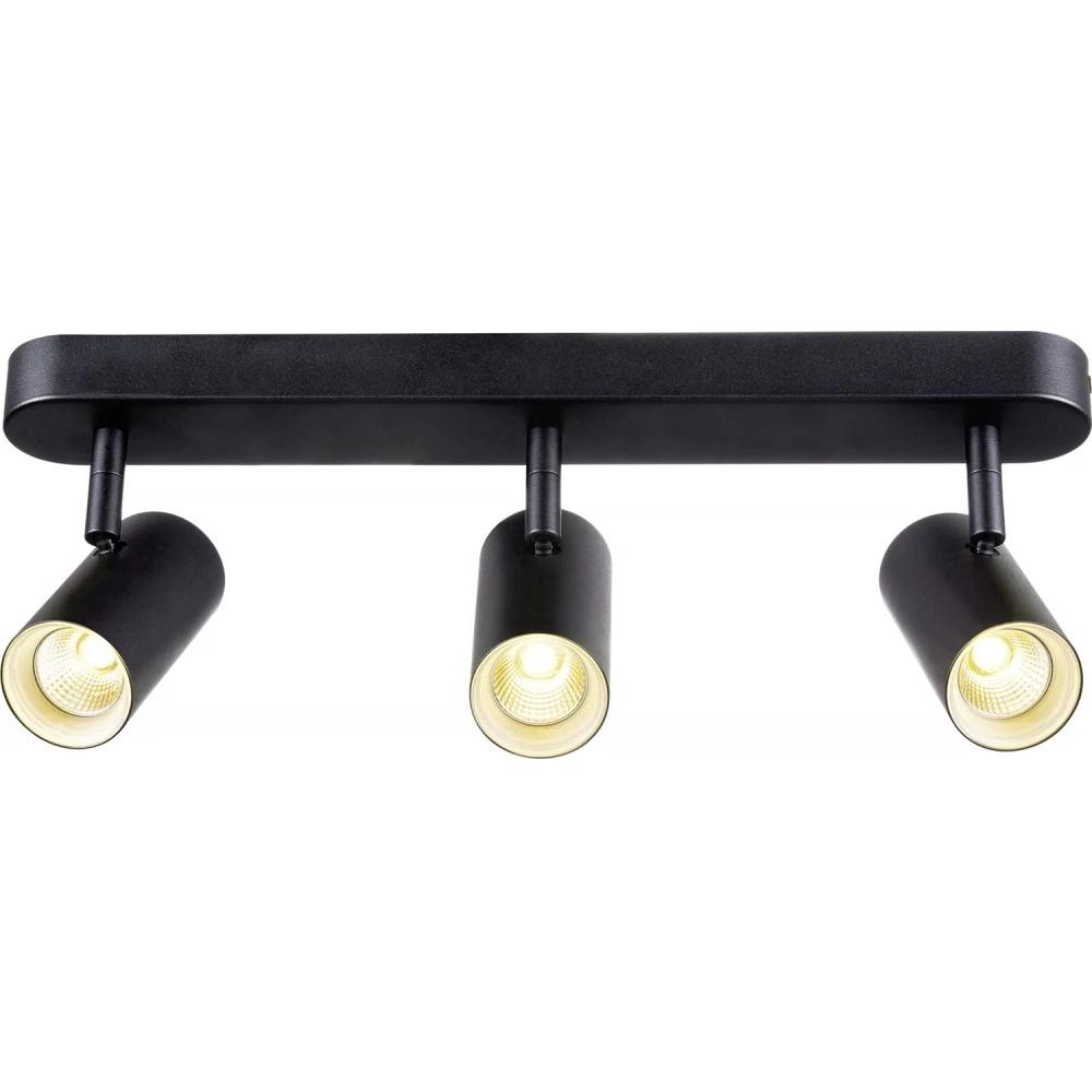 SLV Noblo CW triple zwart 3X led 3000K