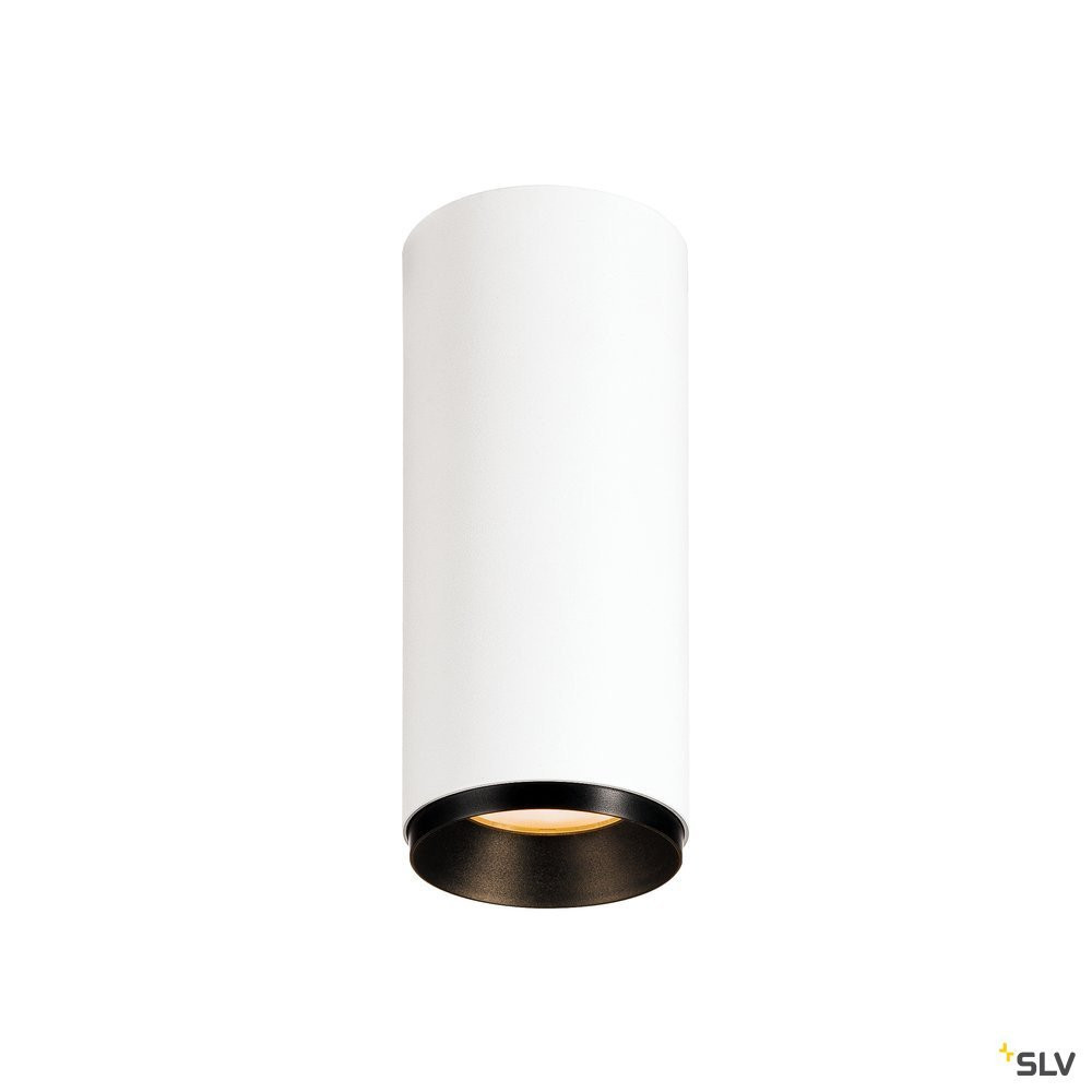 SLV NUMINOS Numinos® CL dali S, indoor led plafondopbouwlamp wit/zwart 2700 K 24°
