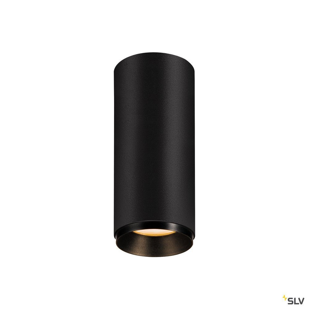 SLV NUMINOS Numinos® CL phase S, indoor led plafondopbouwlamp zwart/zwart 2700 K 3