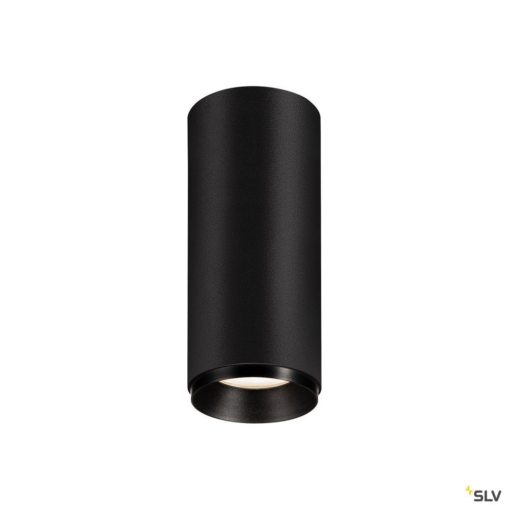 SLV NUMINOS Numinos® CL phase S, indoor led plafondopbouwlamp zwart/zwart 4000 K 6