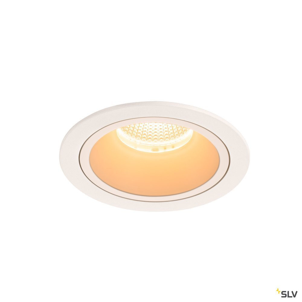 SLV NUMINOS Numinos® DL L, indoor led plafondinbouwlamp wit/wit 2700 K 20°