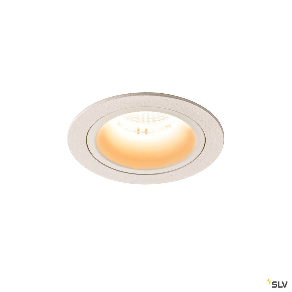 SLV NUMINOS Numinos® DL M, indoor led plafondinbouwlamp wit/wit 2700 K 20°