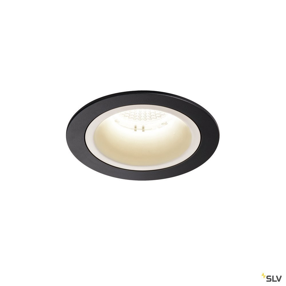 SLV NUMINOS Numinos® DL M, indoor led plafondinbouwlamp zwart/wit 4000 K 20°
